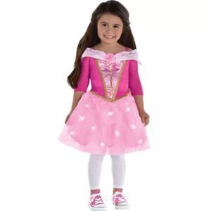 Disney Kids Sleeping Beauty Aurora Light-Up Costume Size Medium 8-10